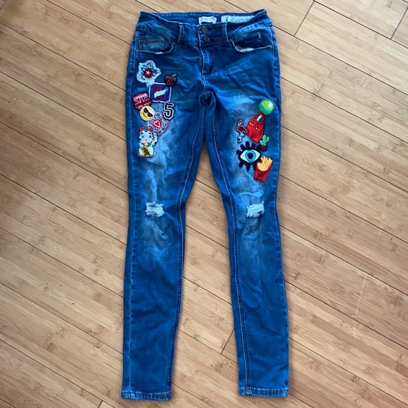 Diego Rein skinny jeans with patches - Picture 3 of 4